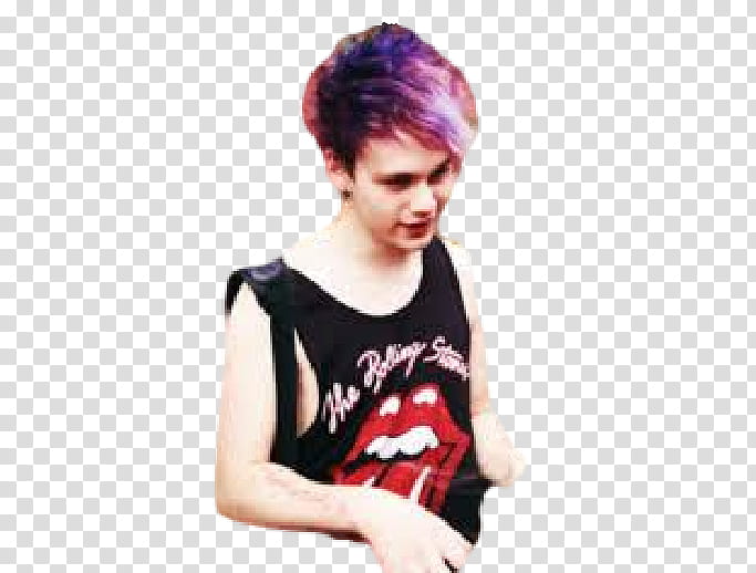 michael clifford light purple hair