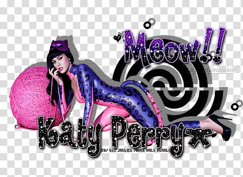Meow Katy Perry  transparent background PNG clipart