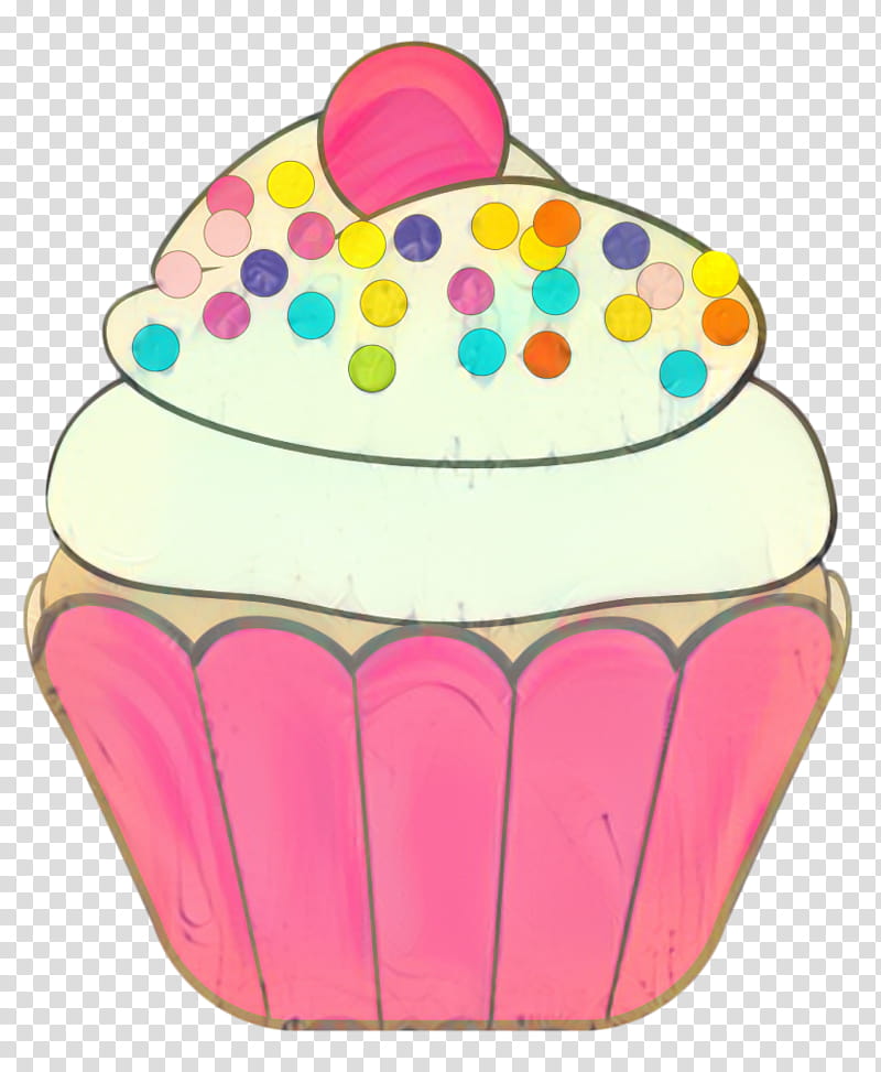 Pink Birthday Cake, Cupcake, Baking, Sprinkles, Cake Decorating, Baker, Muffin Tin, Baking Cup transparent background PNG clipart