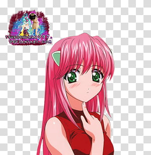 Free: Render anime Elfen Lied Lucy Nyu transparent background PNG clipart 