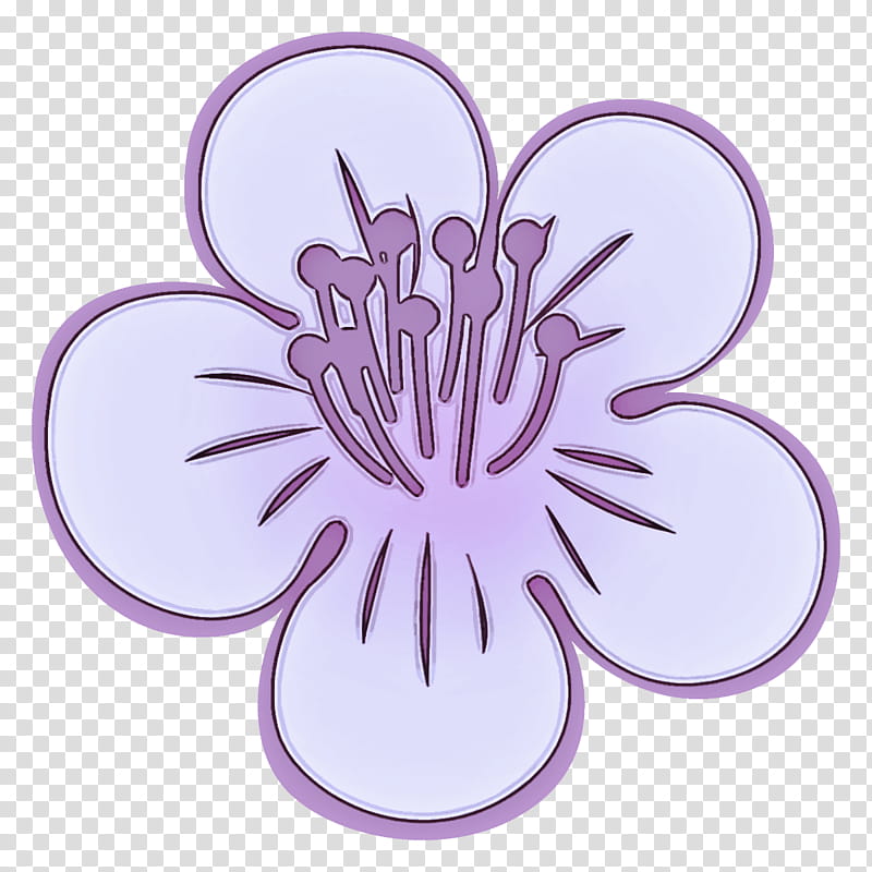 plum blossoms plum winter flower, Purple, Pink, Violet, Petal, Plant, Wildflower transparent background PNG clipart