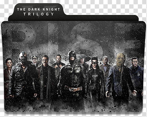 The Dark Knight Trilogy Folder Icon , Folder  transparent background PNG clipart