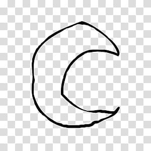 latex s, crescent moon sketch transparent background PNG clipart