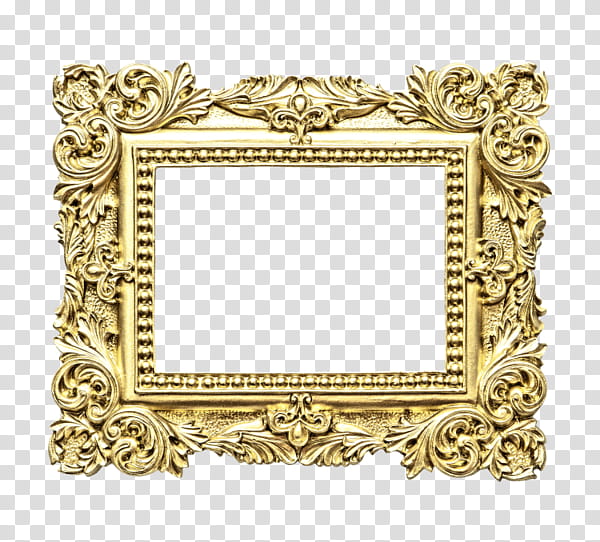 gold photo frame png