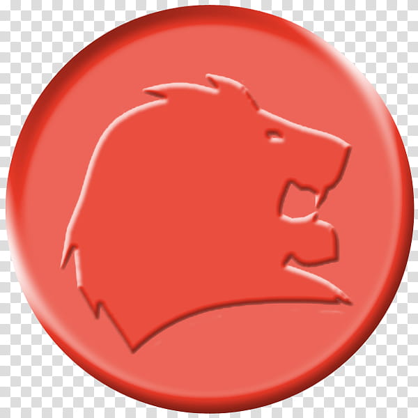 DSK Team Spirit, round red lion logo transparent background PNG clipart