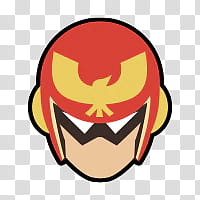 Super Smash Bros Ultimate All Icon s, captain_falcon transparent background PNG clipart