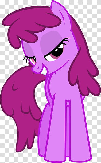 [ + SVG] Berry Punch seductive look, My Little Pony character poster transparent background PNG clipart