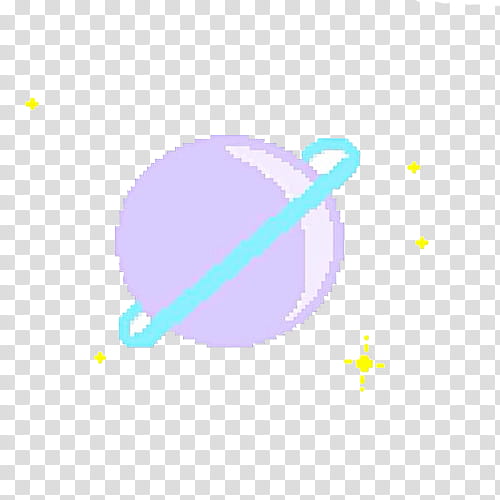 AESTHETICS , purple and blue Saturn animated illustration transparent background PNG clipart