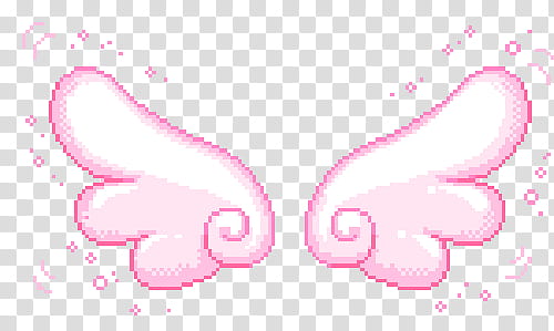 pink wing illustration transparent background PNG clipart