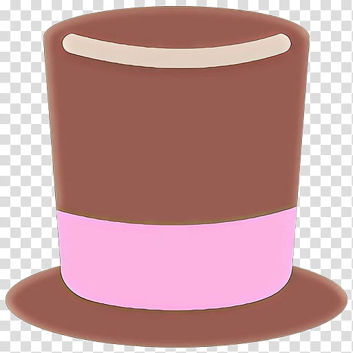 Egg, Cartoon, Cylinder, Hat, Pink, Brown, Magenta, Headgear transparent background PNG clipart