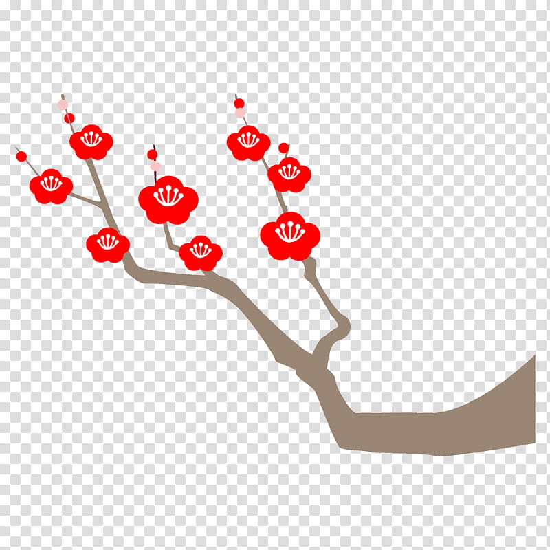 plum branch plum winter flower, Plant transparent background PNG clipart