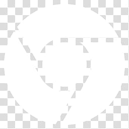 White Flat Taskbar Icons, Chrome, Google logo transparent background PNG clipart