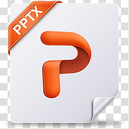 File Type Icons, pptx mac   transparent background PNG clipart
