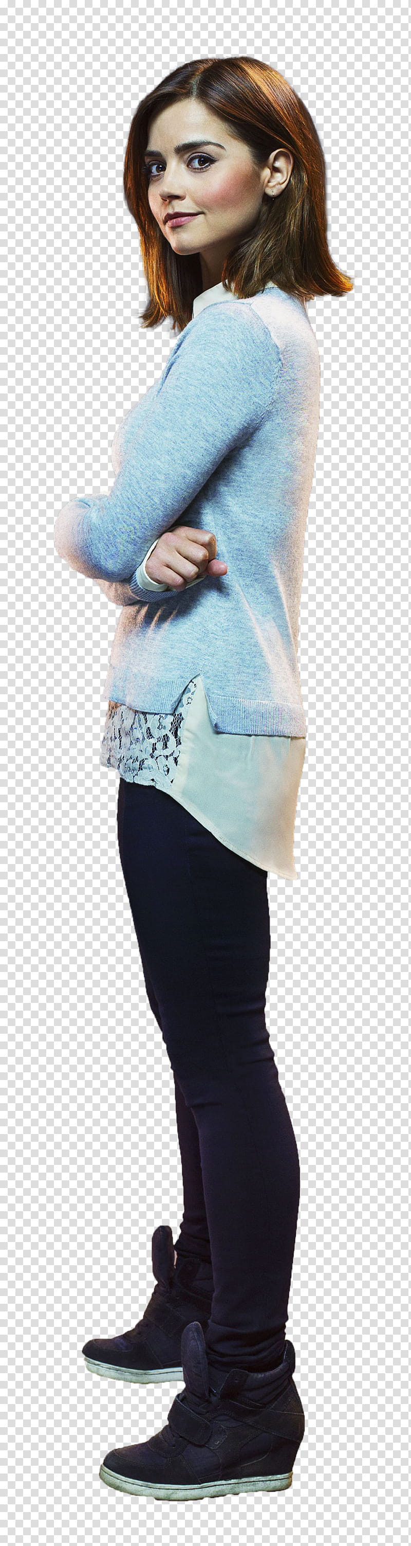 Doctor Who Season , woman in gray sweatshirt transparent background PNG clipart