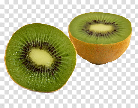 sliced kiwi fruit transparent background PNG clipart