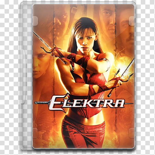 Movie Icon , Elektra, Elektra disc case transparent background PNG clipart