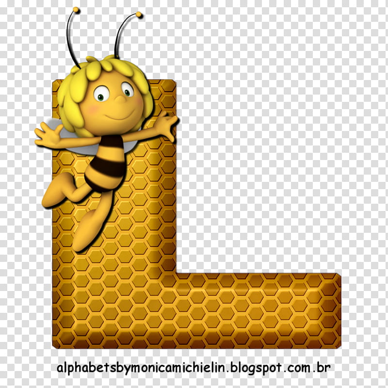 Bee, Honey Bee, Maya The Bee, Insect, Honeycomb, Beehive, Alphabet, Africanized Bee transparent background PNG clipart