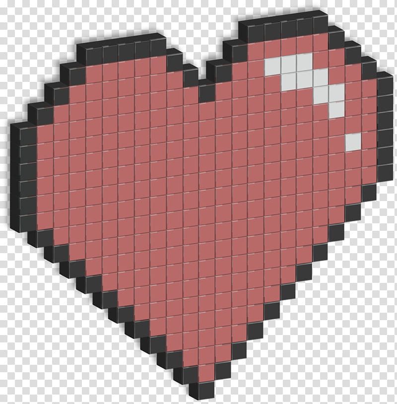 Heart Pixel Art, Pixelation, Love, Falling To Pieces, Symbol transparent background PNG clipart