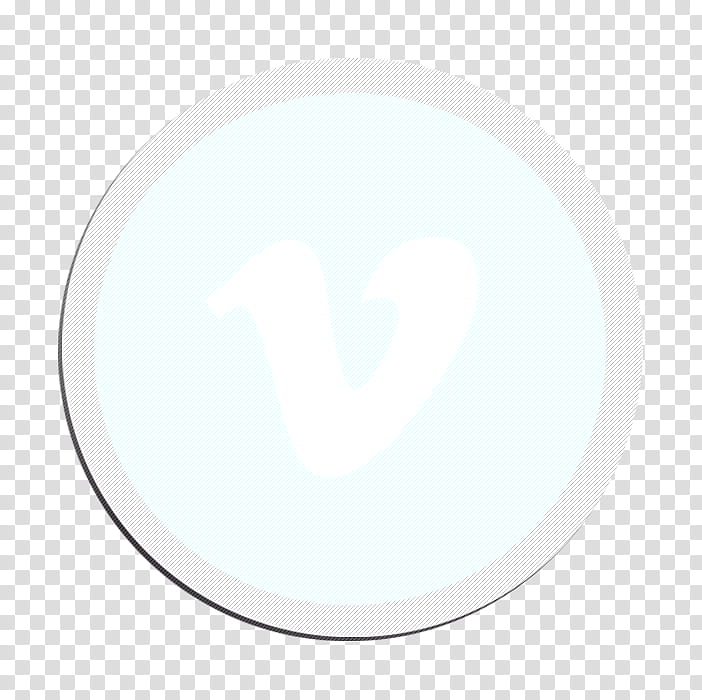 video icon vimeo icon, White, Dishware, Plate, Tableware, Circle, Serveware, Platter transparent background PNG clipart