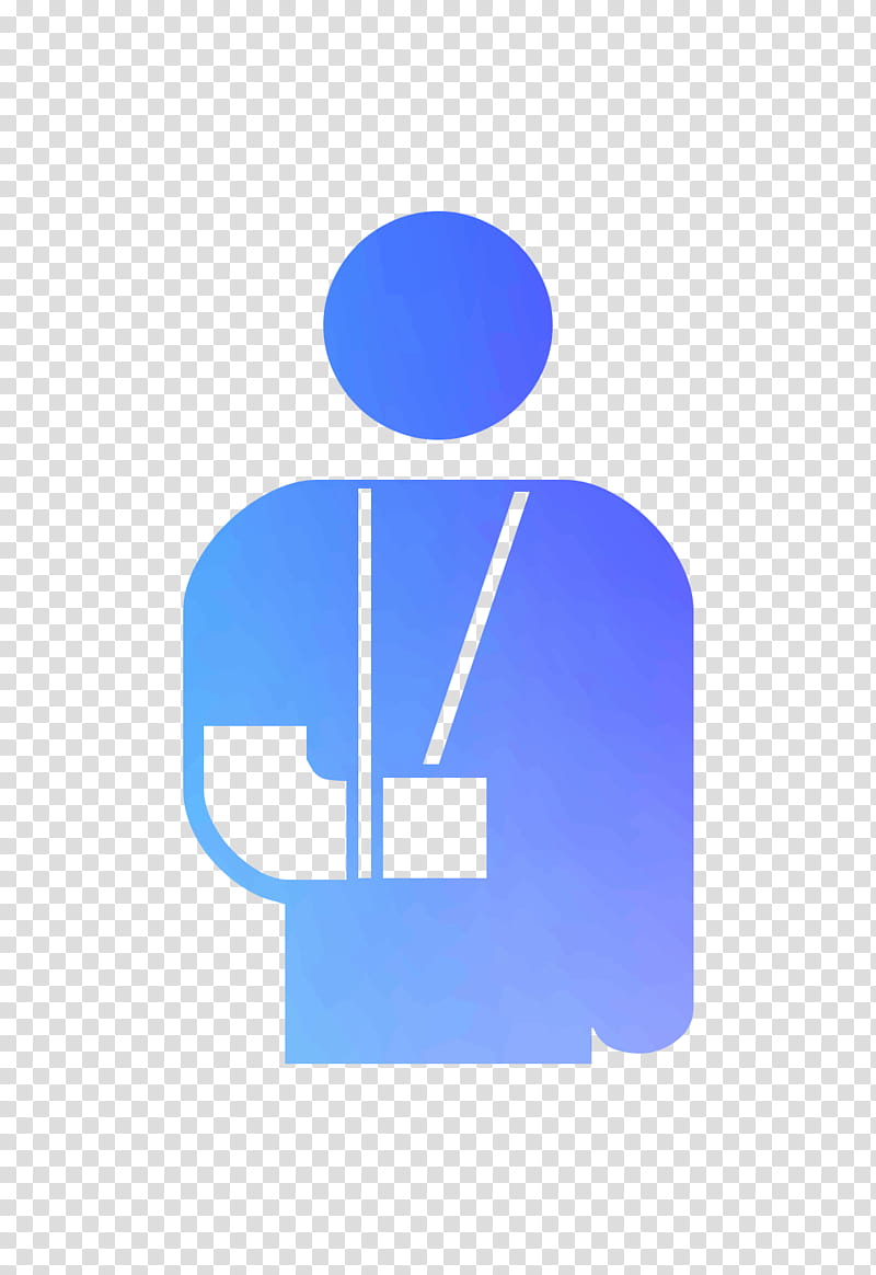 Medicine, Bone Fracture, Orthopedic Surgery, Symbol, Splint, Supracondylar Humerus Fracture, Blue, Logo transparent background PNG clipart
