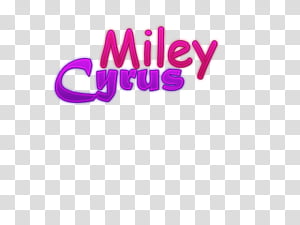Miley Cyrus Texto transparent background PNG clipart thumbnail