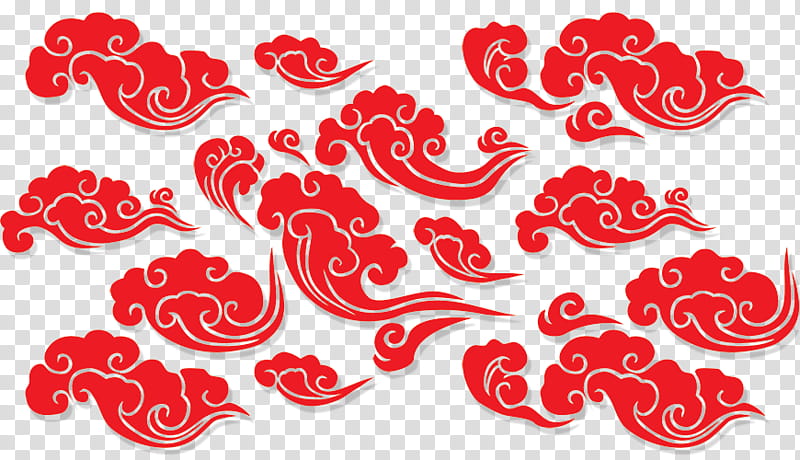 Love Background Heart, Cloud, Chinese Language, Red, Valentines Day transparent background PNG clipart
