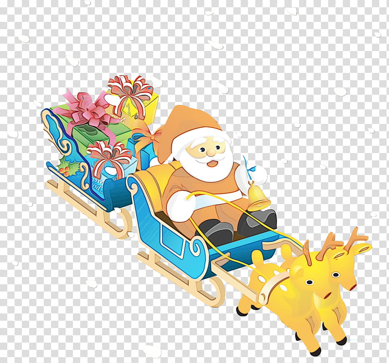 cartoon vehicle sled fictional character, Watercolor, Paint, Wet Ink, Cartoon transparent background PNG clipart