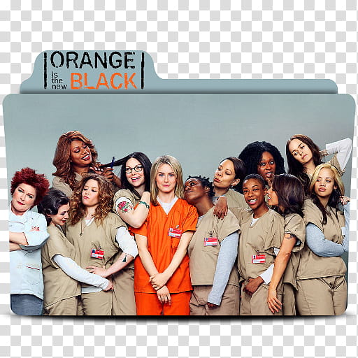 Orange is the new Black Folder Icon , oitnb transparent background PNG clipart