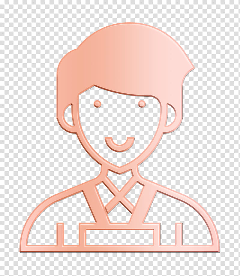 Event icon Careers Men icon Planner icon, Cartoon, Head, Nose transparent background PNG clipart