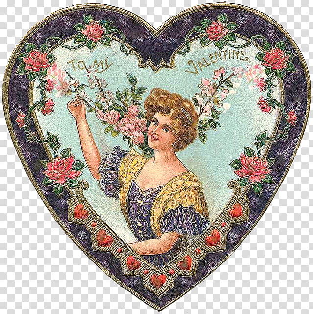 Valentines Day Heart, Vintage, Peacock Clock, Retro Style, Post Cards, Paper, Decoupage, Vintage Clothing transparent background PNG clipart
