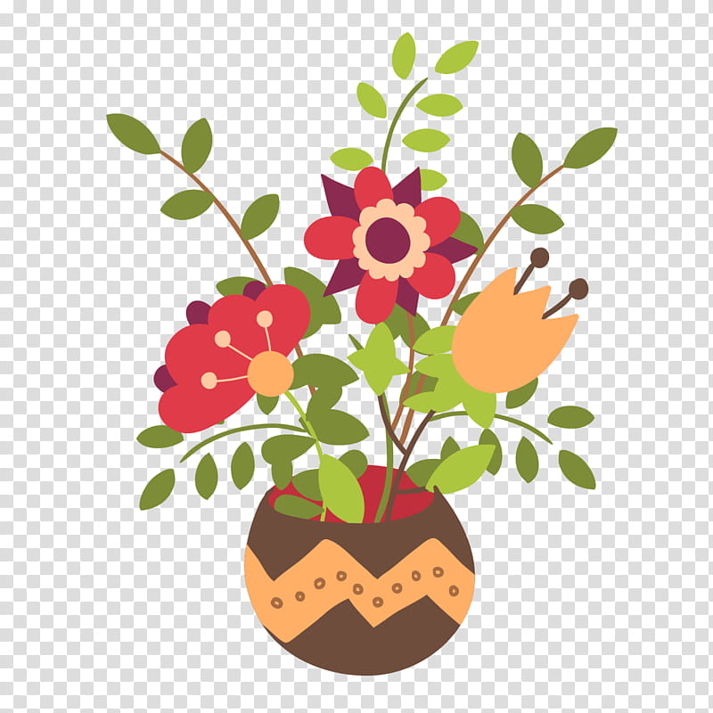 Flowers, Drawing, Artworks, Color, Flowerpot, Plant, Branch, Tree transparent background PNG clipart