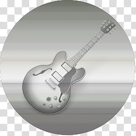 Aluminium Icon Set, Garageband Aluminium, jazz guitar transparent background PNG clipart