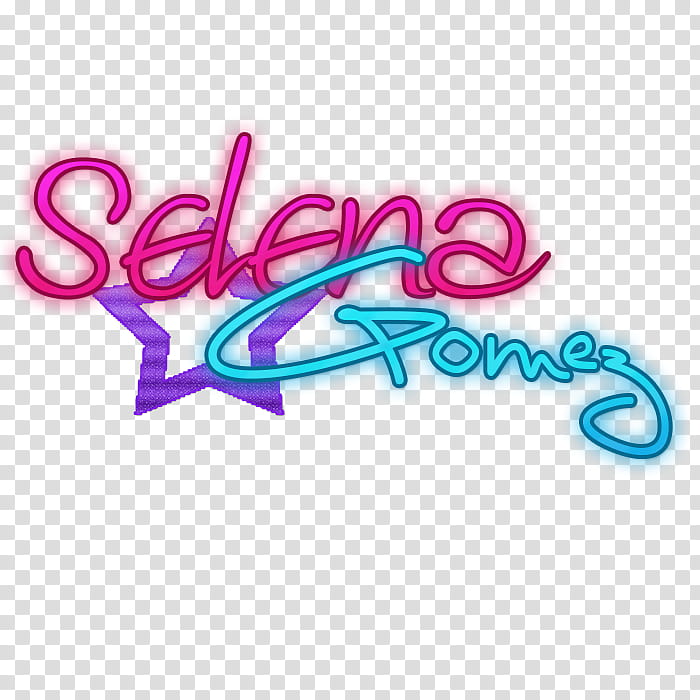 Texto Selena Gomez transparent background PNG clipart