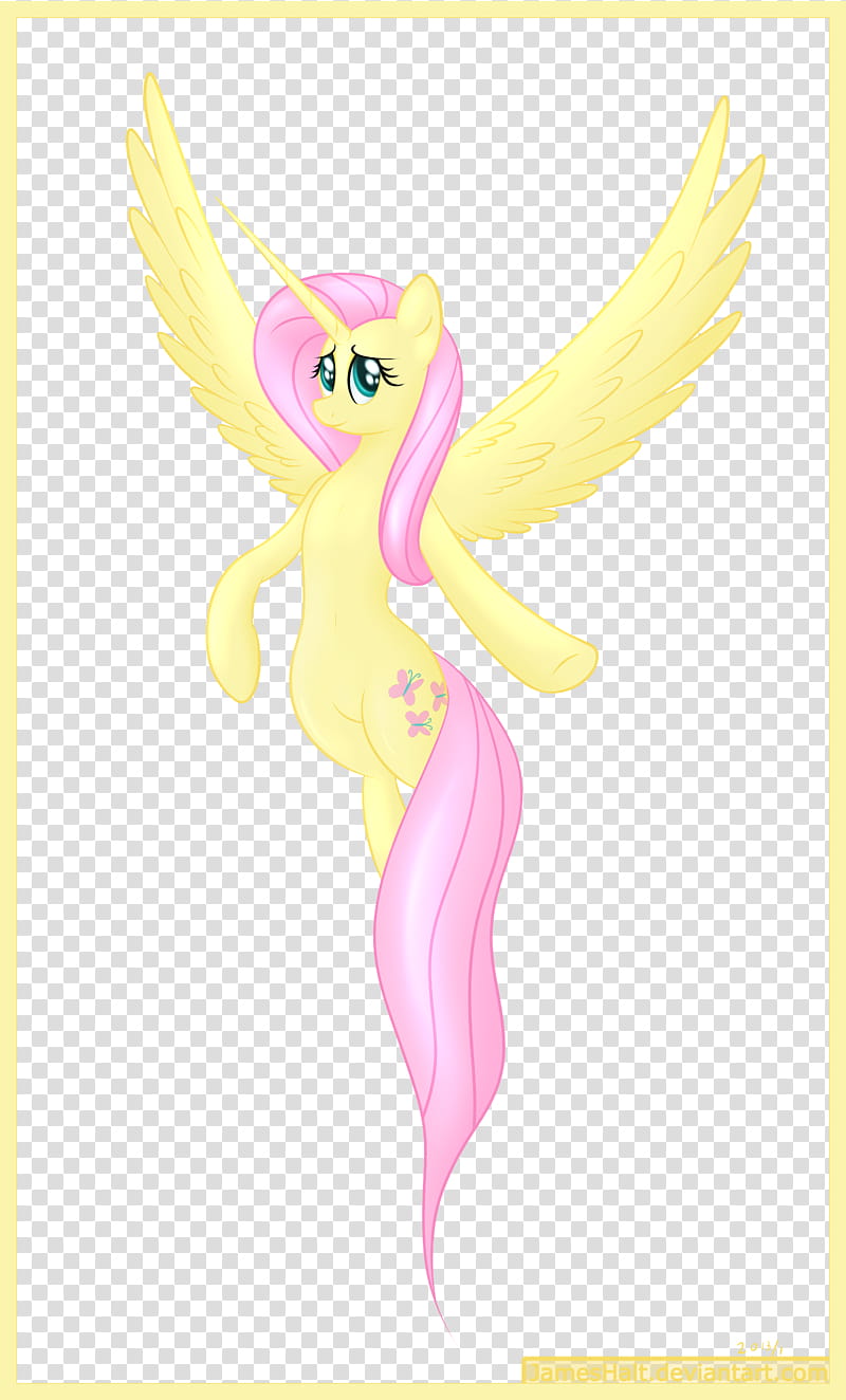 Alicorn Fluttershy, unicorn character transparent background PNG clipart