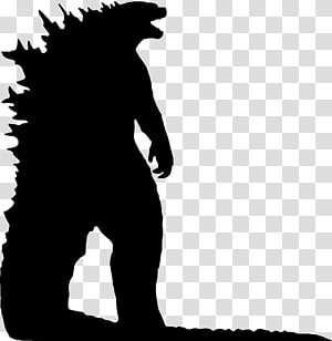 Godzilla Silhouette V Transparent Background Png Clipart 