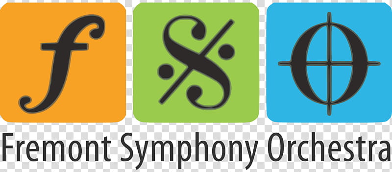 Fremont Symphony Orchestra Green, Logo, Text, Sign, Signage, Line, Number, Area transparent background PNG clipart