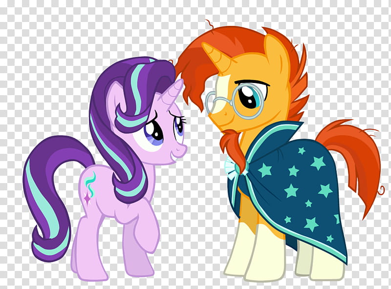 Starlight Glimmer and Sunburst MLP Season  transparent background PNG clipart