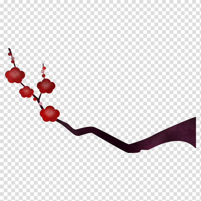 plum branch plum winter flower, Red, Plant transparent background PNG clipart