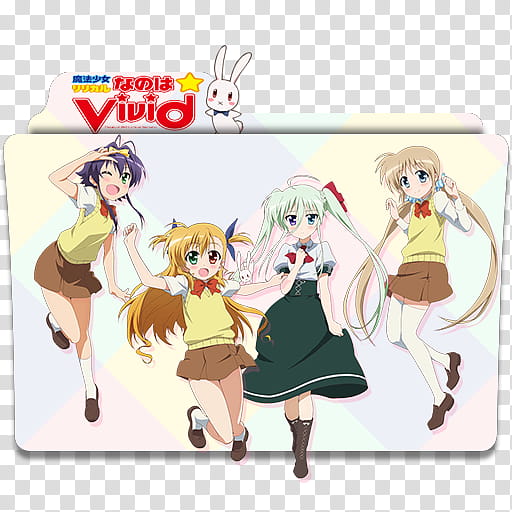 Anime Icon , Mahou Shoujo Lyrical Nanoha ViVid v, Vidid transparent background PNG clipart