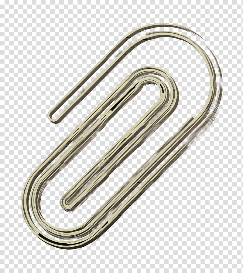 attach icon clip icon paperclip icon, Productivity Icon, Shape Icon, Social Icon, Brass Instrument, Musical Instrument, Metal, Wind Instrument transparent background PNG clipart