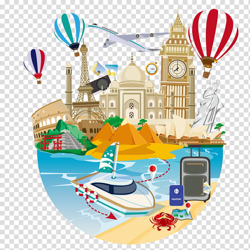 Hot Air Balloon, World, Travel, Poster, Vehicle, Columbus Day, City transparent background PNG clipart