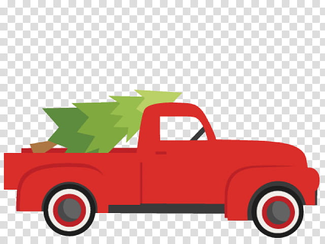 Christmas Tree, Car, Christmas Graphics, Pickup Truck, Christmas Day, Sticker, Vehicle, Tow Truck transparent background PNG clipart