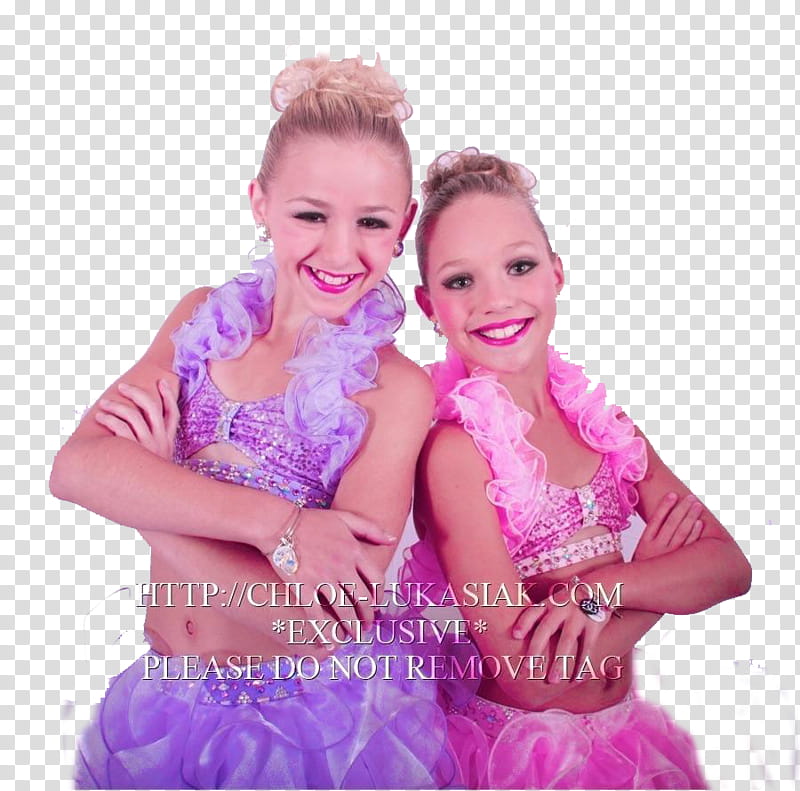 Maddie Ziegler y Chloe Lukasiak transparent background PNG clipart