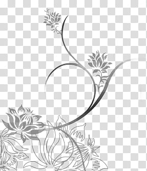 Lamoure Brushes , flowers illustration transparent background PNG clipart