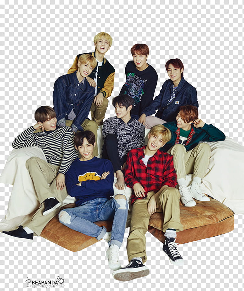 NCT , male band group taking groupie transparent background PNG clipart