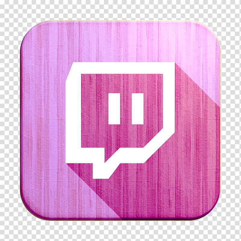 twitch icon twitch.tv icon, Pink, Magenta, Violet, Text, Purple, Line, Circle transparent background PNG clipart