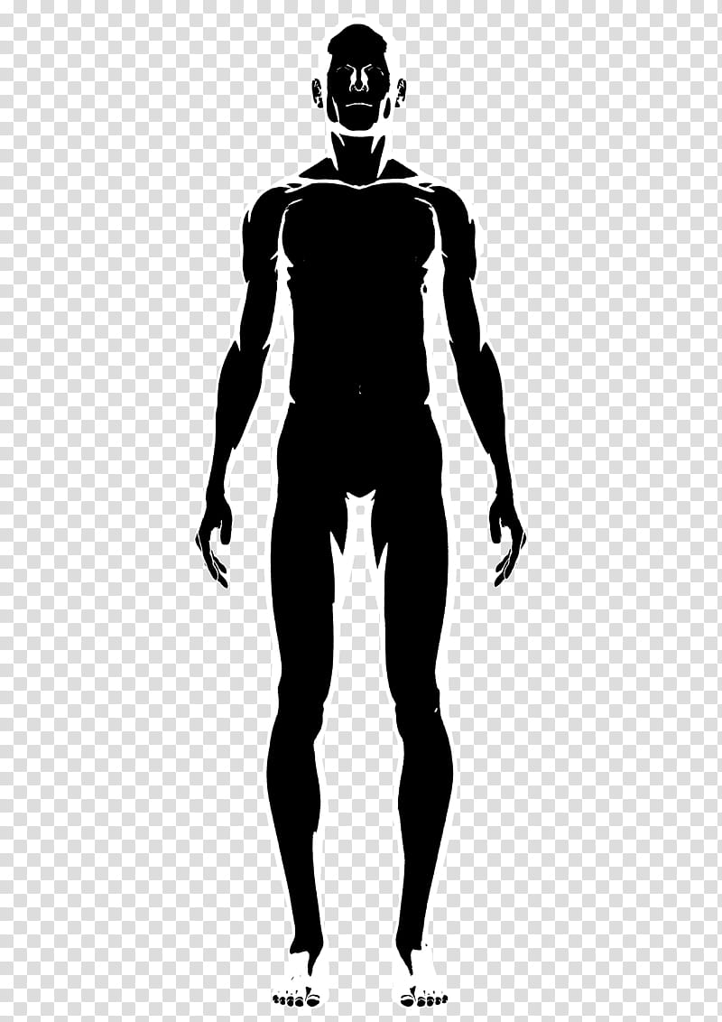 Man, Silhouette, Human, Cartoon, Standing, Male, Joint, Arm transparent background PNG clipart