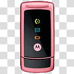 glamour ico and icons , , red and black Motorola flip phone transparent background PNG clipart