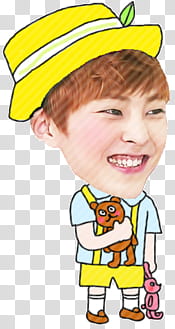 EXO Welcome to Kinder Garten  s, smiling man transparent background PNG clipart