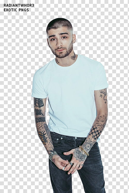 Zayn Malik One Direction member showing tattoo png  PNGEgg